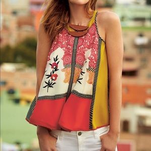 Anthropologie Vineet Bahl brand Jardin Swing Tank